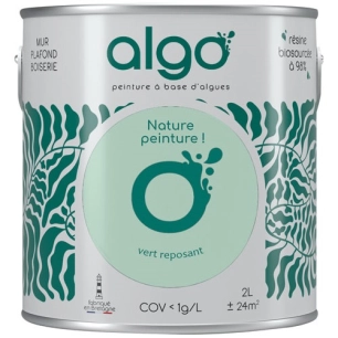 peinture écologique 2 l vert reposant - algo