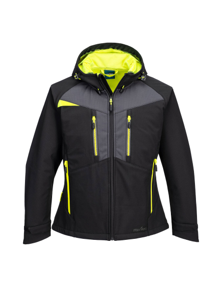 softshell femmes dx4 (3 couches) - taille l - noir - portwest
