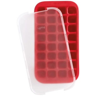 bac a glacons maxi 32c rouge+ couvercle - lekue