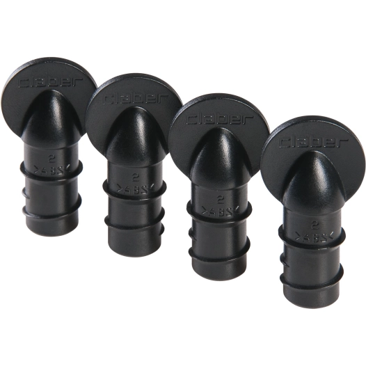 4 bouchons diamêtre 13x16mm pour arrosage fin de ligne - CLABER