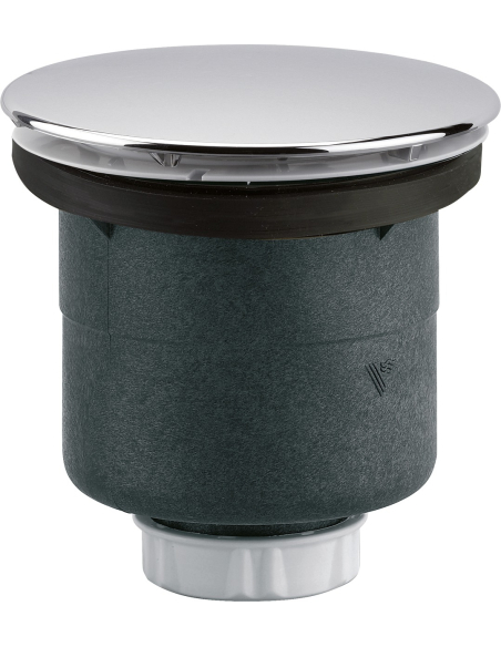 Bonde de douche diamêtre 90mm chromé sortie verticale - VALENTIN