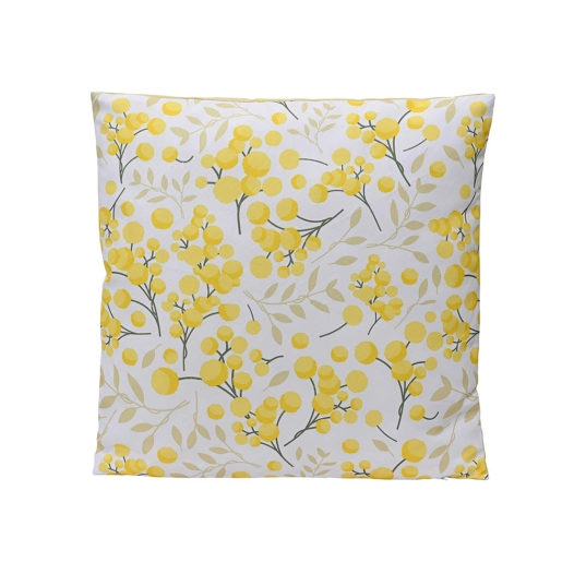 coussin carré en polyester imprimé, extérieur, 45 x 45 x 8 cm