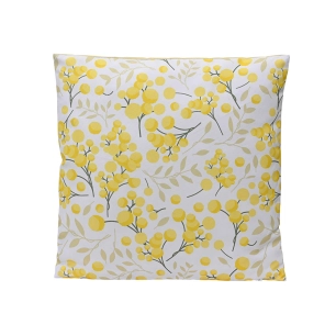 coussin carré en polyester imprimé, extérieur, 45 x 45 x 8 cm