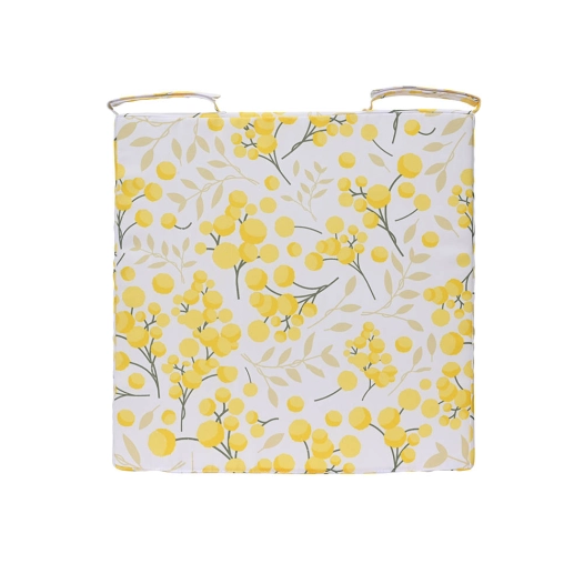 coussin carré en polyester imprimé, extérieur, 40 x 40 x 4 cm