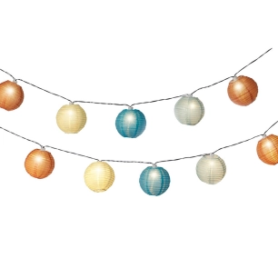 guirlande solaire colorée