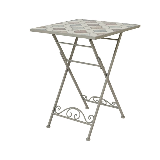 table pliante de bistro mosaique 58 x 58 x 76 cm