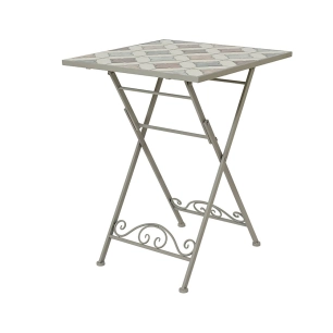table pliante de bistro mosaique 58 x 58 x 76 cm