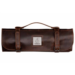 12 rouleau de couteau en cuir - 16 x 43 x h4 cm - forged