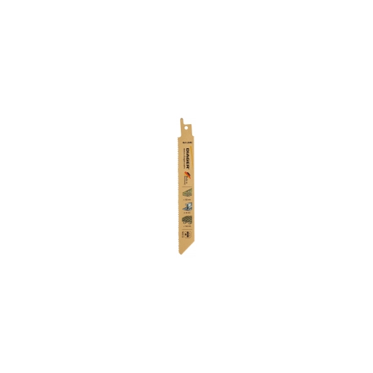 lames de scie sabre bi-metal pour bois cloutes réf. l204sl1505désignation 5 lameslongueur 150 / 130 mmdenture variable 10 / 14 t