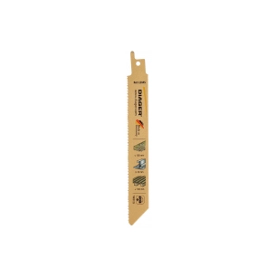 lames de scie sabre bi-metal pour bois cloutes réf. l204sl1505désignation 5 lameslongueur 150 / 130 mmdenture variable 10 / 14 t