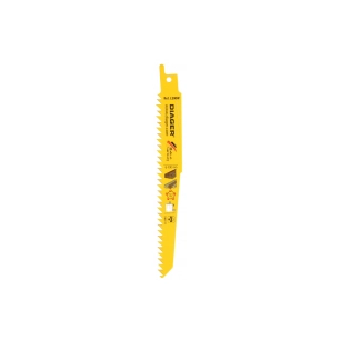 lames de scie sabre hcs pour plâtre, bois et plastique réf. l200wl1505désignation 5 lameslongueur 150 / 130 mmdenture 6 tpi (4,2