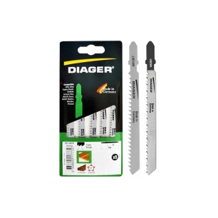 lames de scies sauteuses hcs pour bois et plastiques réf. l002w5désignation 5 lameslongueur 100 / 75 mmdenture rectifiée 10 tpi