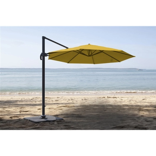 parasol excentré éco kaki - ø 3 m - tobago - jardiline