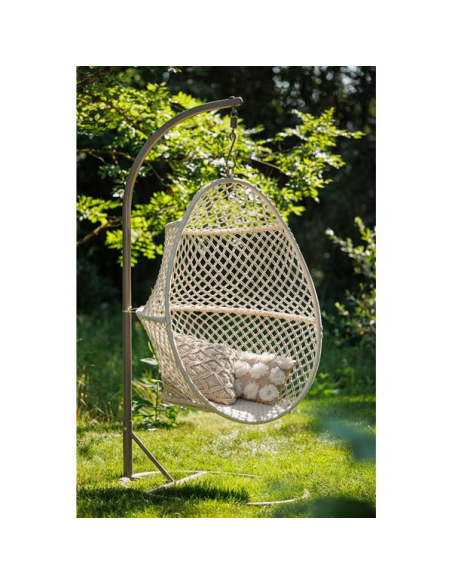 2 œuf suspendu en macramé - sumbawa - jardiline