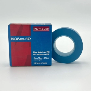 ruban isolant pvc bleu haute adhérence 20 m x 19 mm x 0,15 mm
