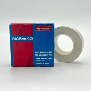 ruban isolant pvc blanc haute adhérence 20 m x 19 mm x 0,15 mm