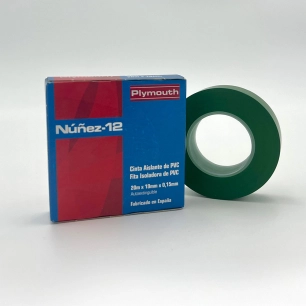 ruban isolant pvc vert haute adhérence 20 m x 19 mm x 0,15 mm