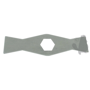 couteau de scarificateur adaptable pour gutbrod modèle vs50 et mv504 - l: 183mm, ø: 27,5mm. remplace origine: 079.85.013