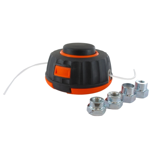 tête universelle automatique 2 fils. livrée avec adaptateurs femelles m10 x 1,25l, m8 x 1,25l, 3/8l, 5/16r, 3/8r. remplace husqv