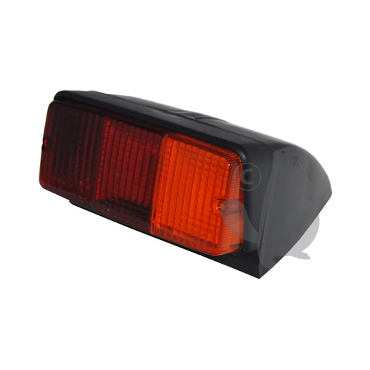 feu arrière droit incliné à 22° adaptable - l: 160mm, h: 80mm -pl