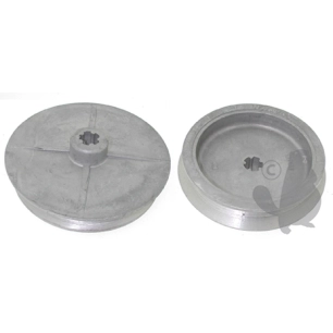 poulie à moyeu 5 cannelures adaptable sur snapper pour tondeuses autotractées 21 - h: 15,87mm, ø: 82,55mm. remplace origine: 192