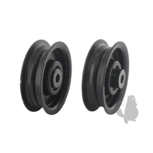 poulie à gorge plate sur roulement adaptable pour tondeuses snapper autotractées 21 - h: 21,4mm, ø: ext: 57,2mm, ø int: 6,35mm.