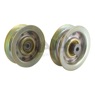 poulie à gorge plate adaptable john deere pour tondeuseslt/ltr 155, 166, 180 et déneigeuses x530, x534, x540. remplace origine a