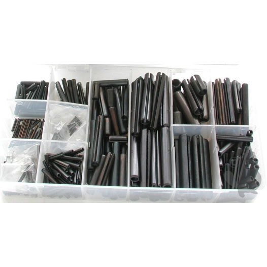 coffret composé d'un assortiment de 315 goupilles mécanindus.