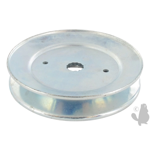 poulie de palier pour tracteur tondeuse autoportée ayp - diamètre: 123 mm - origine: 173435. ( origine : 173435 )