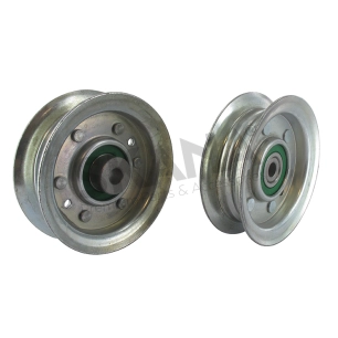 poulie à gorge plate sur roulement ayp - hauteur: 30 mm, diamètre extérieur: 98,4 mm, diamètre intérieur: 9,5 mm - origine: 1734