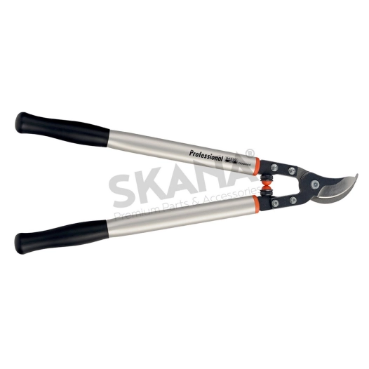 coupe branches bahco à lame tirantes avec contre-lame forgée et longs manches en aluminium. longueur totale 600mm. ø: de coupe 4