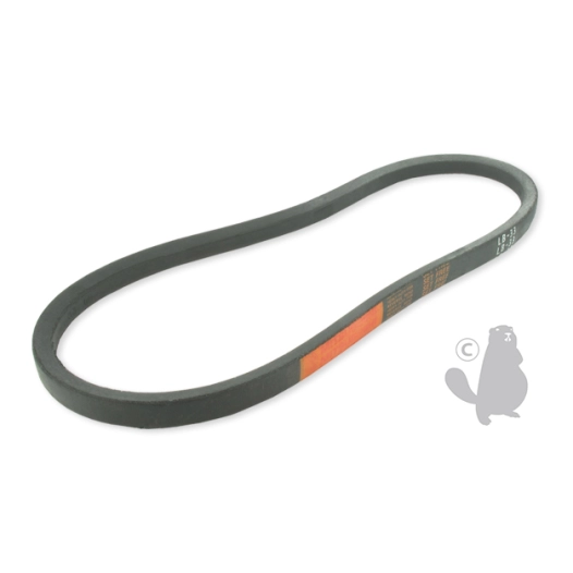 courroie lisse trapézoïdale série lb (section 16,5x9,5mm) longueur ext: 77.