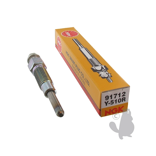 bougie de préchaufage ngk y-510r adaptable pour tracteurs et autoportées iseki. remplace origine 628 141 00230 a.