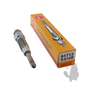 bougie de préchaufage ngk y-510r adaptable pour tracteurs et autoportées iseki. remplace origine 628 141 00230 a.