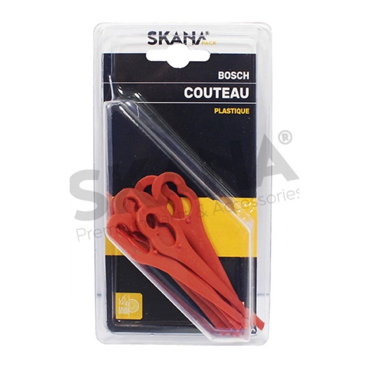 lot de 10 couteaux plastique. pour modèles art26li, art25 accutrim, art26 easytrim, art26 accutrim, art26 easytrimaccu remplace