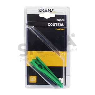 jeu de 10 couteaux plastique. pour modèles alm28, alm30, art23li, art23accutrim 18v, art23easytrim accu remplace origine f016800