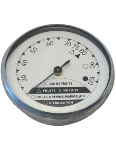 Thermomètre à cadran pour stérilisateur 0 à 100°c - LE PRATIQUE