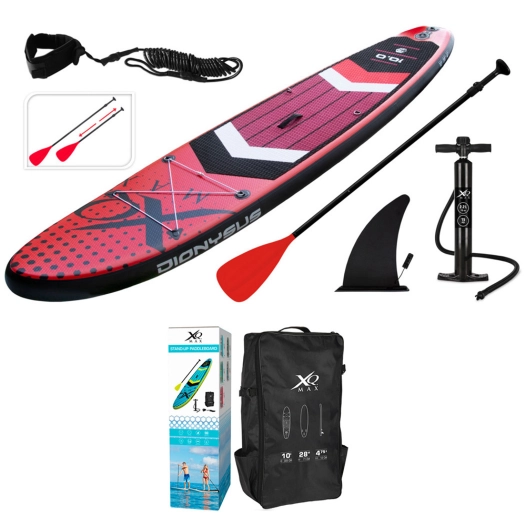 planche de surf paddle xqmax 305 sup rouge