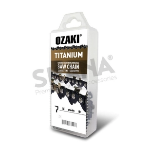 chaîne ozaki semi carrée, 3/8 .050 (1,3mm) induction titane - 57 entraîneurs