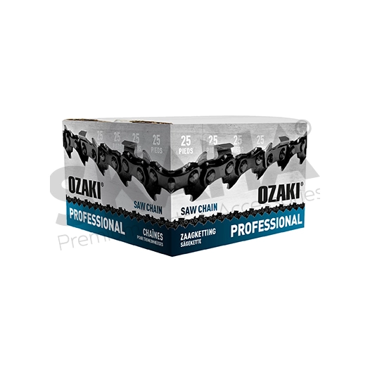 rouleau de chaîne de tronçonneuse ozaki carrée: .325 .058 (1,5mm) 25 pieds.