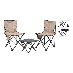 ensemble table et chaises de camping