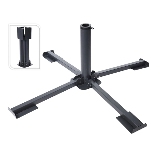 pied de parasol en métal