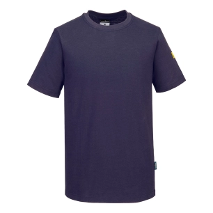 t-shirt antistatique esd - taille xl - marine - portwest