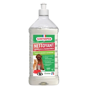 nettoyant gamelles et mangeoires animaux 1l - saniterpen
