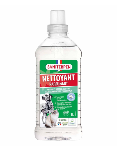 nettoyant parfumant tous types de sols 1l - saniterpen