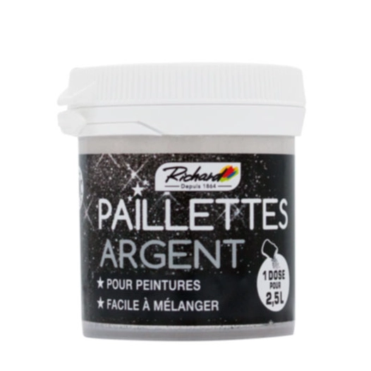 paillettes pour peinture 30 g - color plus