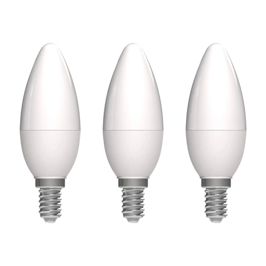 ampoule opaque flamme led e14 1.8w 250lm blanc chaud lot de 3 - prolight