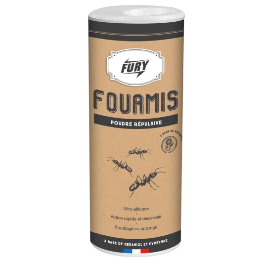 poudre répulsive fourmis & rampants 150 g tp19 - fury