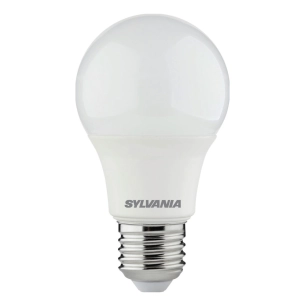 ampoule opaque classic poire led e27 4.9w 470lm blanc froid - sylvania