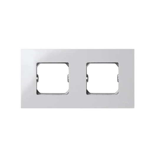 série 27 play cadre double blanc